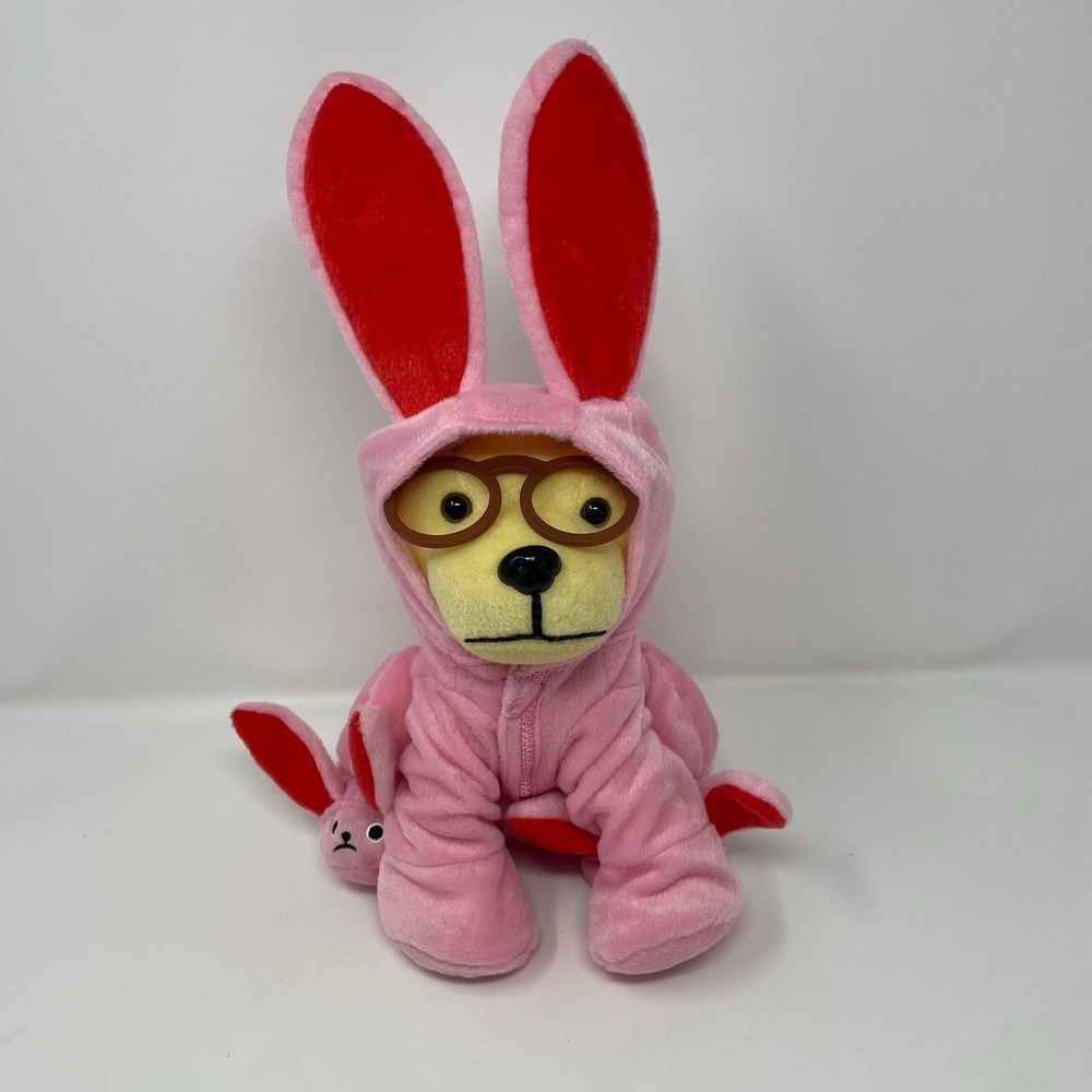 Raising Cane's Pink Bunny Suit Ralphie Plush A Christmas Story Collector's Item